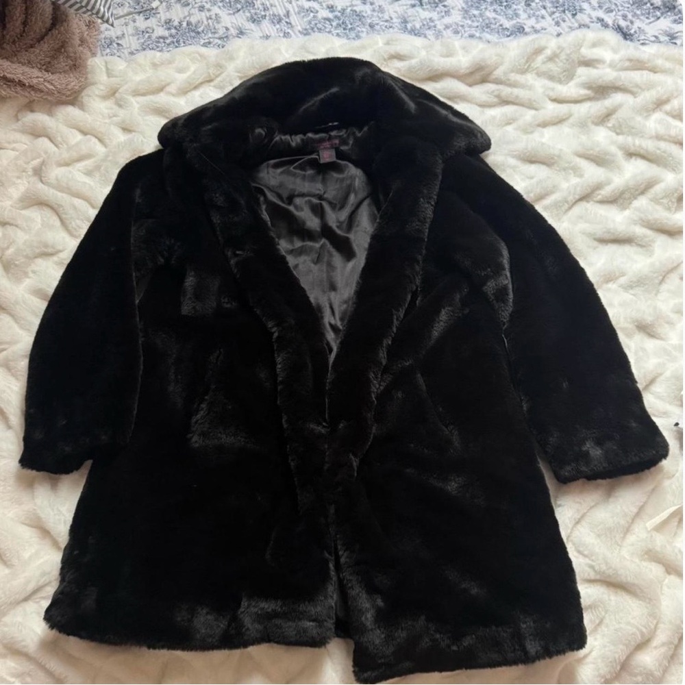 Christian Siriano Black Teddy Jacket